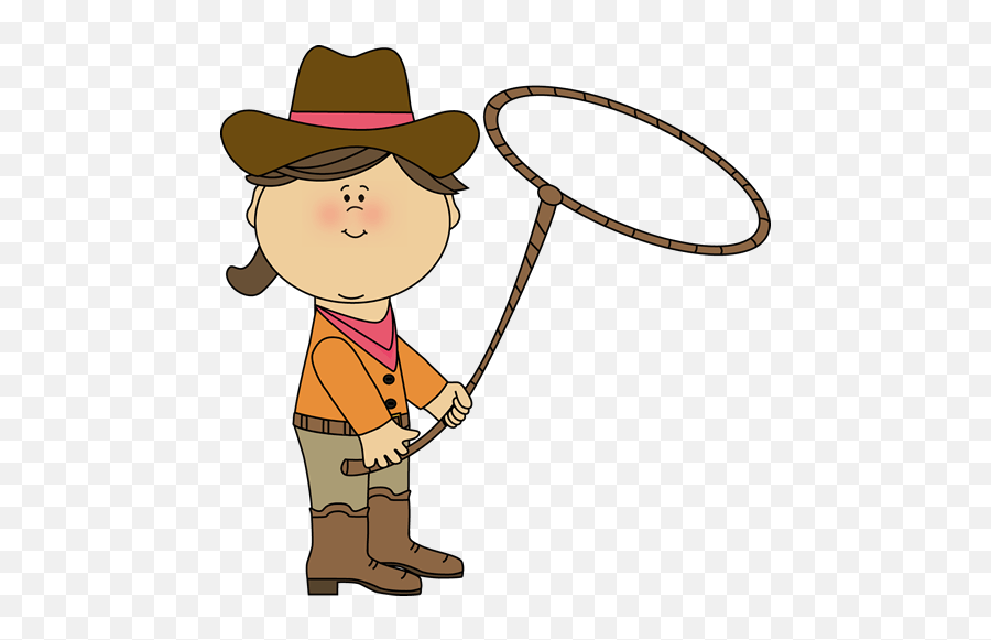 Download Lasso Clip Art - Cowboy Full Size Png Image Pngkit Emoji,Cowgirl Hat Clipart