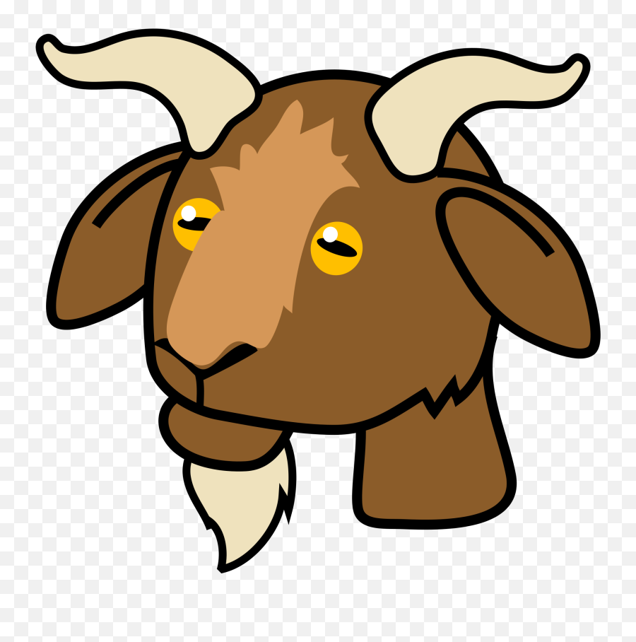Download Goat Svg Icon Clipart Goat Clip Art Goat Nose Emoji,Sheep Face Clipart
