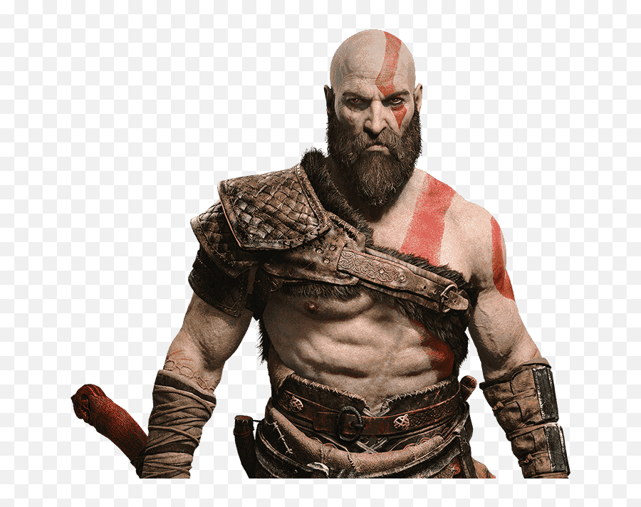 Download Kratos God Of War 4 Render - Full Size Png Image God Of War Png Emoji,God Of War Logo