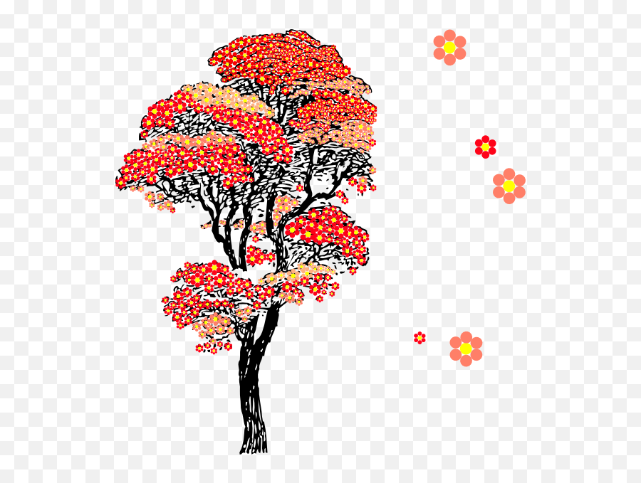 Japanese Cherry Blossom Tree Clip Art At Clkercom - Vector Clip Art Emoji,Nurse Hat Clipart