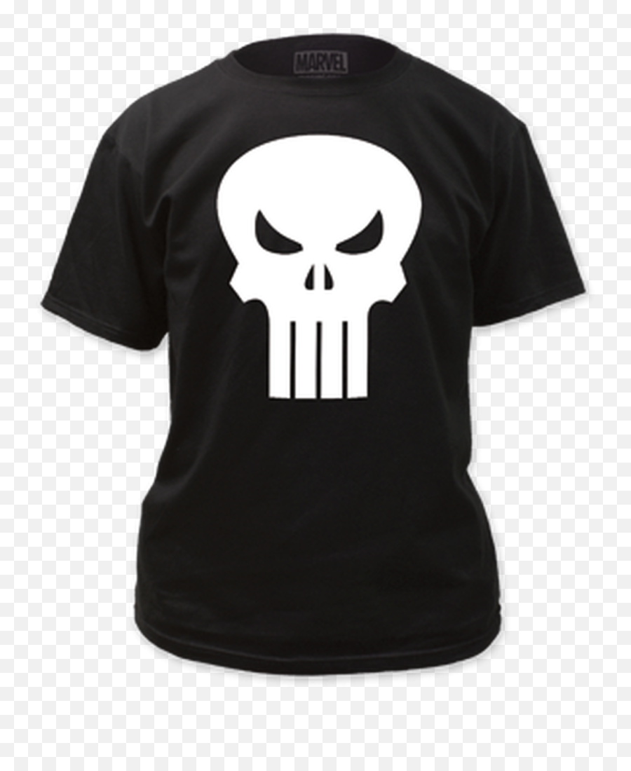Punisher White Logo Adult Unisex T - Shirt Marvel Logo Emoji,Greatful Dead Logo