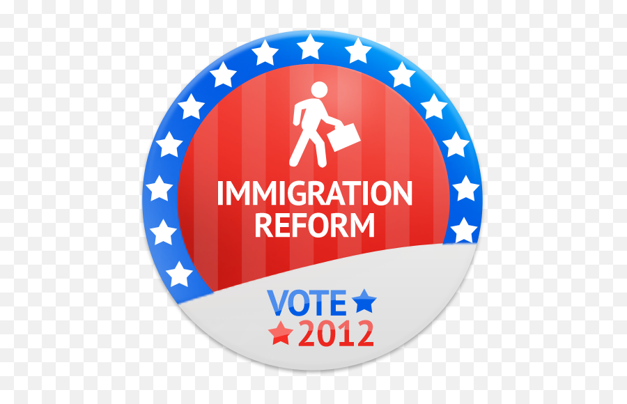 Vote 2012 Immigration Reform Icon Png Ico Or Icns Free - Icon Emoji,Immigration Clipart