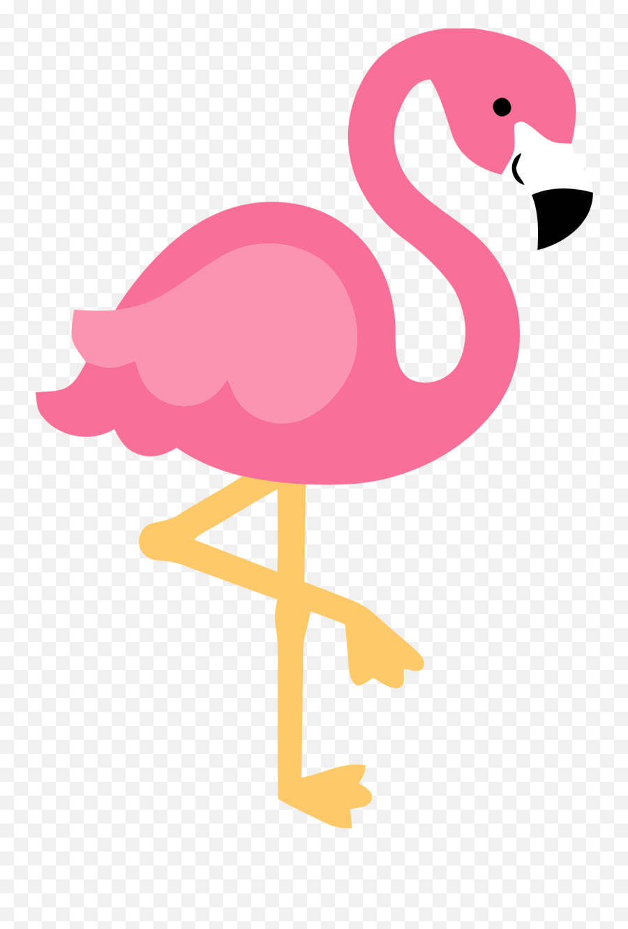 Flamingo Clipart - Cute Flamingo Clipart Emoji,Flamingo Clipart
