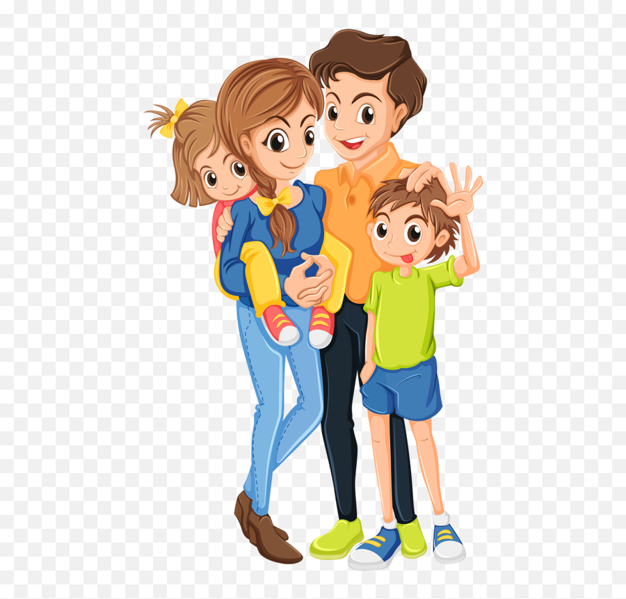 Download Family Clipart Grands - Happy Family Clipart Emoji,Family Clipart