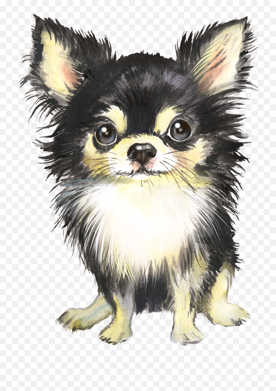 Puppies Watercolor Clipart Dog Png Pet Portrait Cute Emoji,Cute Dog Clipart