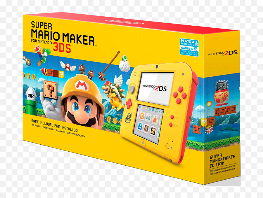 Download Nintendo 2ds Com Super Mario - 2ds Mario Maker Edition Emoji,Super Mario Maker Png