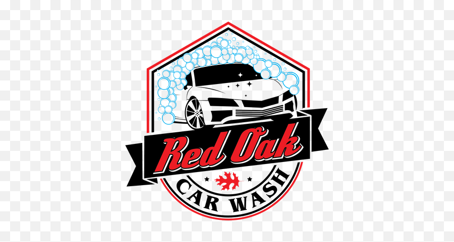 Red Oak Car Wash - Automotive Decal Emoji,Red Car Logo