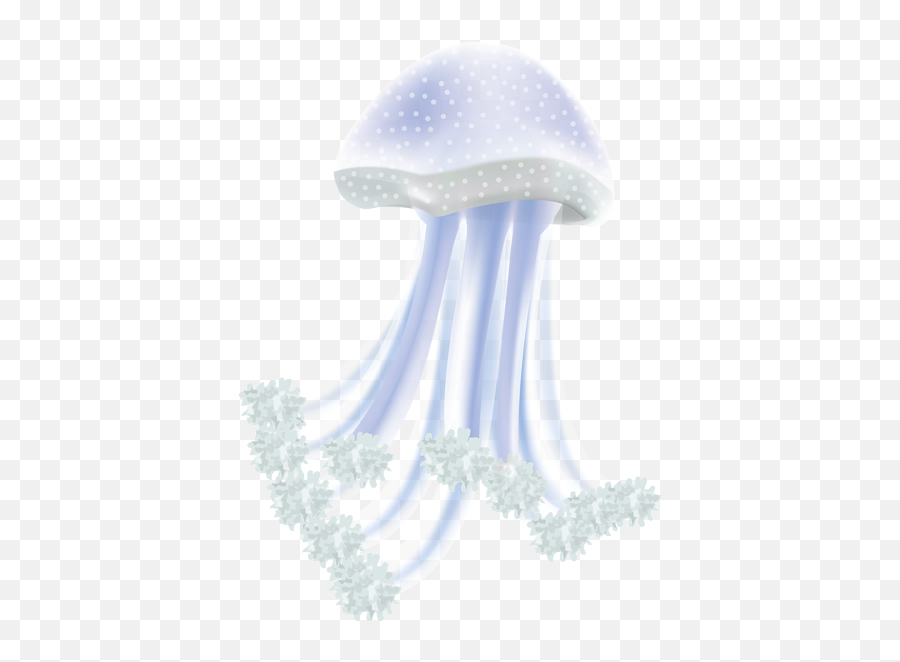 Jellyfish Png Transparent Clip Art - Translucent Jellyfish Clear Background Emoji,Jellyfish Png