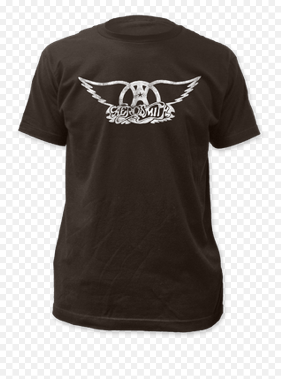 Aerosmith Logo Shirt New - Short Sleeve Emoji,Aerosmith Logo