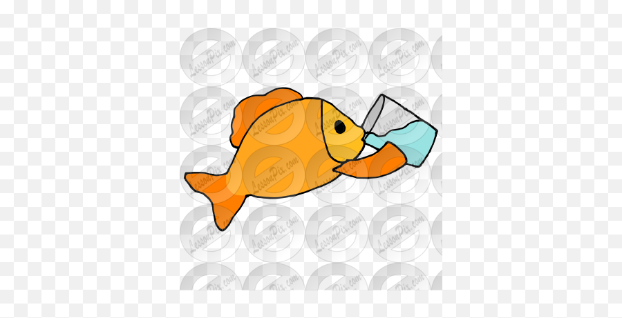 Drink Like A Fish Picture For Classroom Therapy Use Emoji,Drinking Clipart