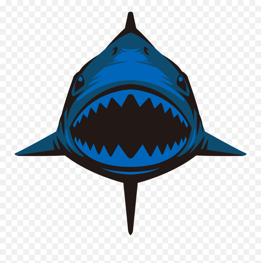 Hammerhead Shark Silhouette Png Clip Art Image - Shark Logo Emoji,Sharks Png