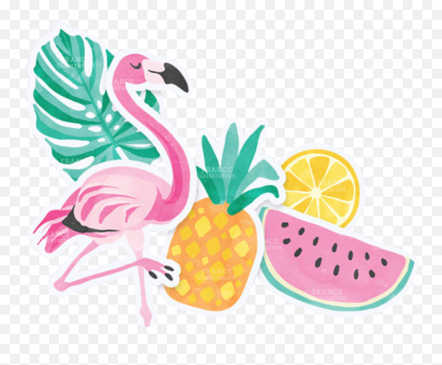 Flamingo Summer Clipart Transparent Cartoon - Jingfm Summer Flamingo Clip Art Emoji,Summer Clipart