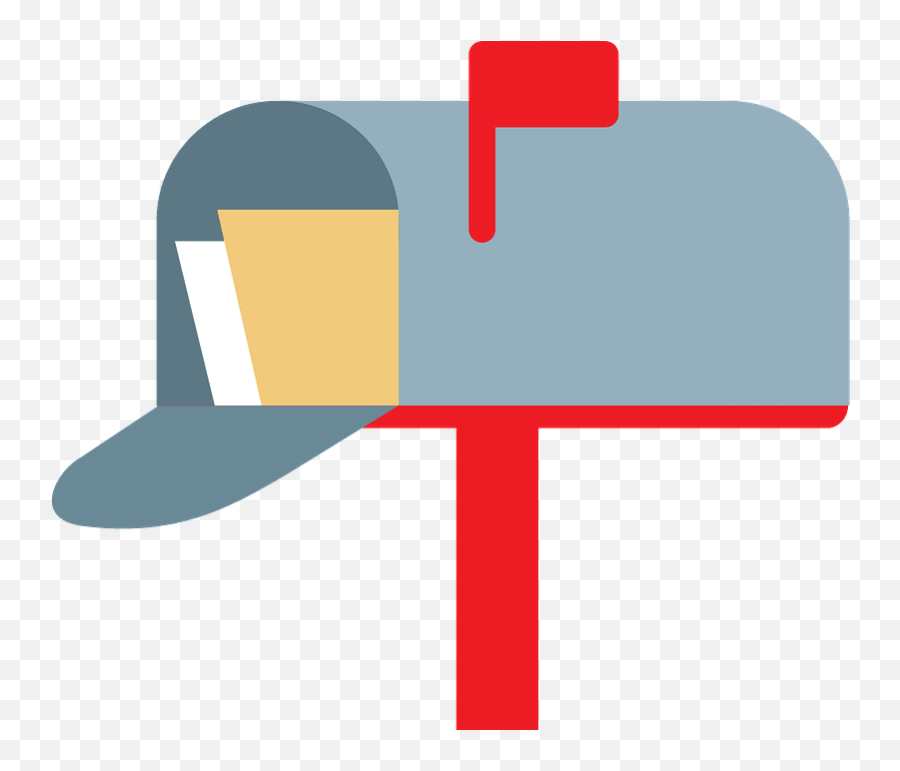 Mailbox Clipart - Horizontal Emoji,Mailbox Clipart