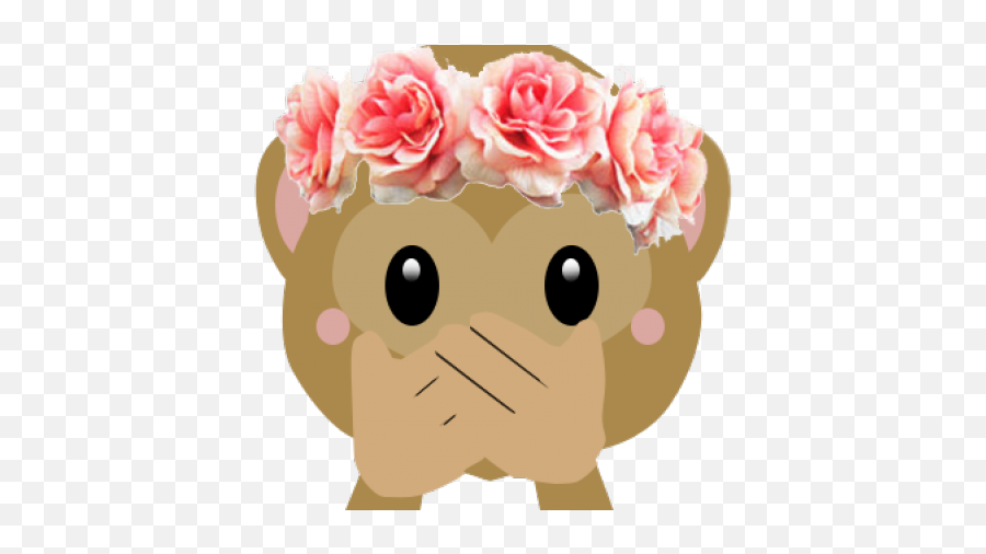 Emoji Clipart Rose - Pink Flower Crown Transparent Full Flower Crown Anime Boy Kawaii,Flower Crown Transparent