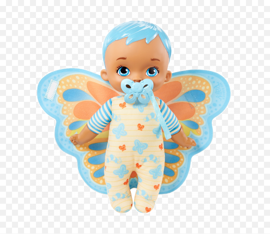 My Garden Baby My First Baby Butterfly Doll 23cm Soft Body With Plush Wings Assortment Emoji,Swaddled Baby Clipart