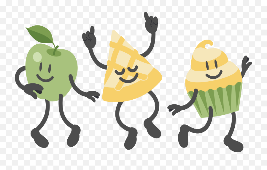 Dance Party Apple Clip Art - Apple Pizza Dance Party Png Emoji,Dancing Gif Transparent Background