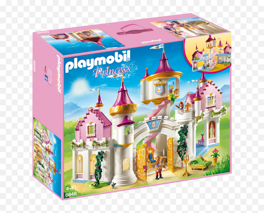 Playmobil U2013 Princess U2013 6848 Grand Princess Castle U2013 Kids Time Emoji,Princess Castle Png
