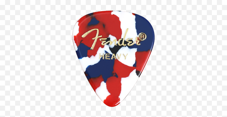 Fender 1 Pc Classic Plectrum Celluloid Guitar Picks Confetti Emoji,Guitar Pick Logo