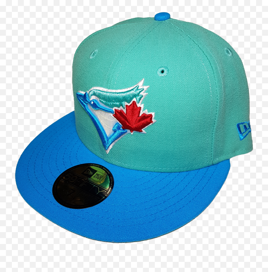 Toronto Blue Jays Fitted Custom Exclusive Mint And Blue - Mint Blue Jays Cap Emoji,Toronto Blue Jays Logo