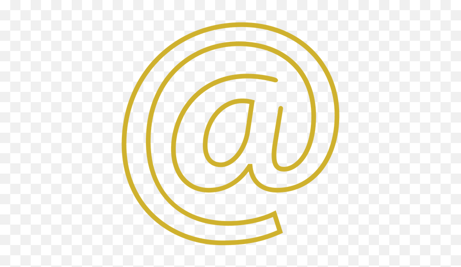 Yellow At Email Iconsvg - Transparent Png U0026 Svg Vector File Icone Email Amarelo Png Emoji,Email Icon Png