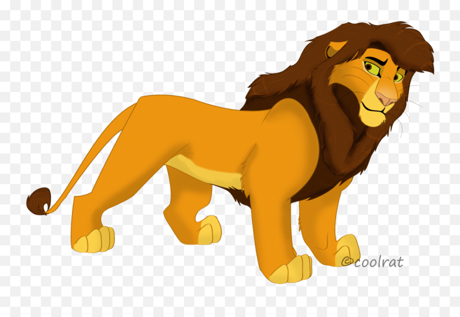 Lion Clip Video - Grown Up Kopa Lion King Emoji,Lion King Clipart
