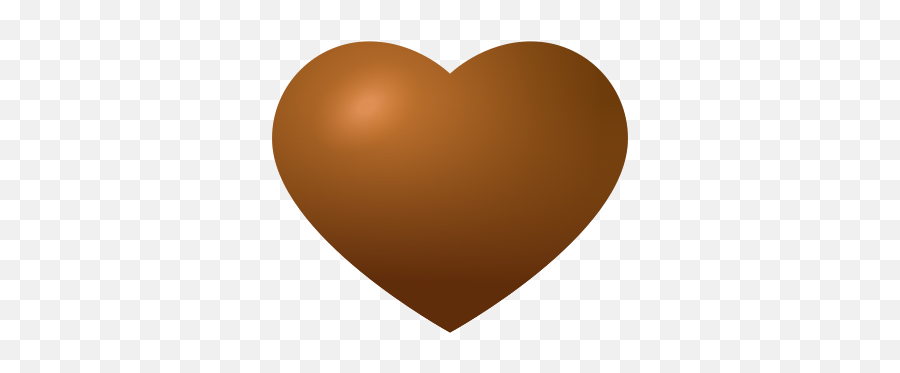 Brown Heart Icon - Solid Emoji,Heart Icon Png
