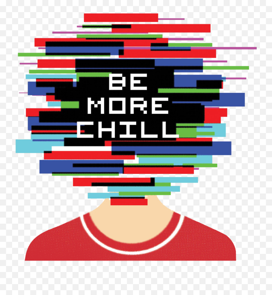 Bemorechill Be More Chill Sticker - More Chill Cast Album Emoji,Be More Chill Logo