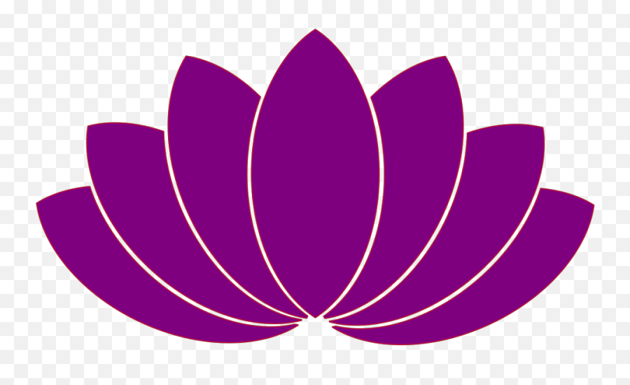 Purple Flower Svg Vector Purple Flower Clip Art - Svg Clipart Lotus Flower Graphic Emoji,Purple Flower Clipart