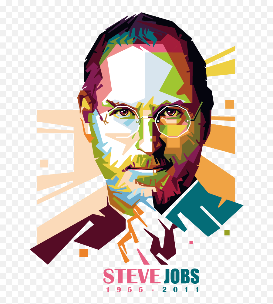 Download Steve Art Jobs Avatar Colorful Download Free Image - Steve Jobs Vector Art Emoji,Jobs Clipart