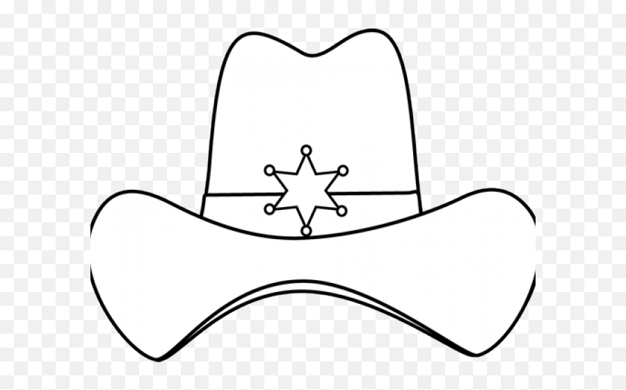 Cowboy Hat Clipart Crazy Hat - Imagenes De Estrella De Cherif Para Colorear Emoji,Cowboy Hat Clipart
