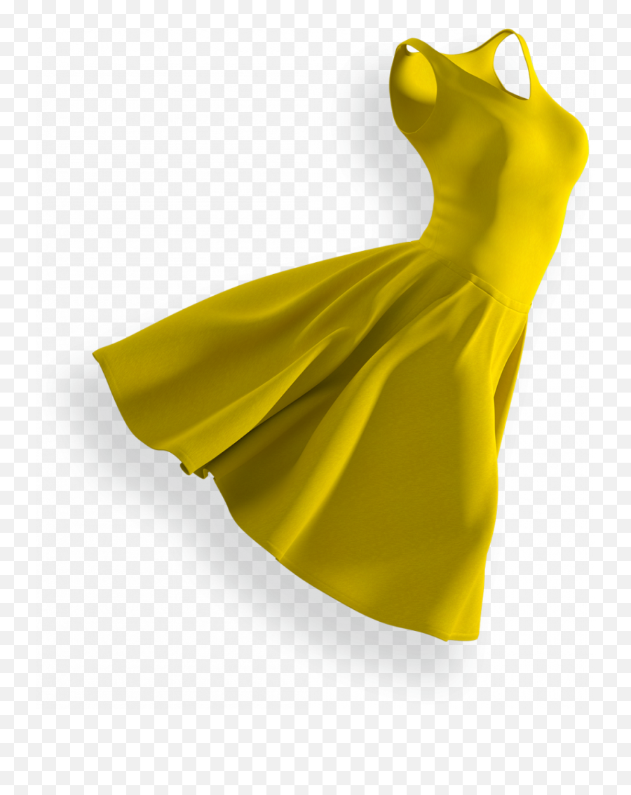 Dress Png Free Download - Transparent Yellow Dress Png Emoji,Dress Transparent Background