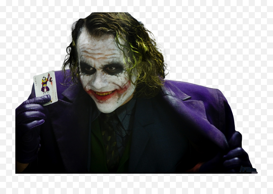 Hd Wallpapers Render Coringa 400 X 395 - Heath Ledger Joker Png Emoji,Joker Transparent