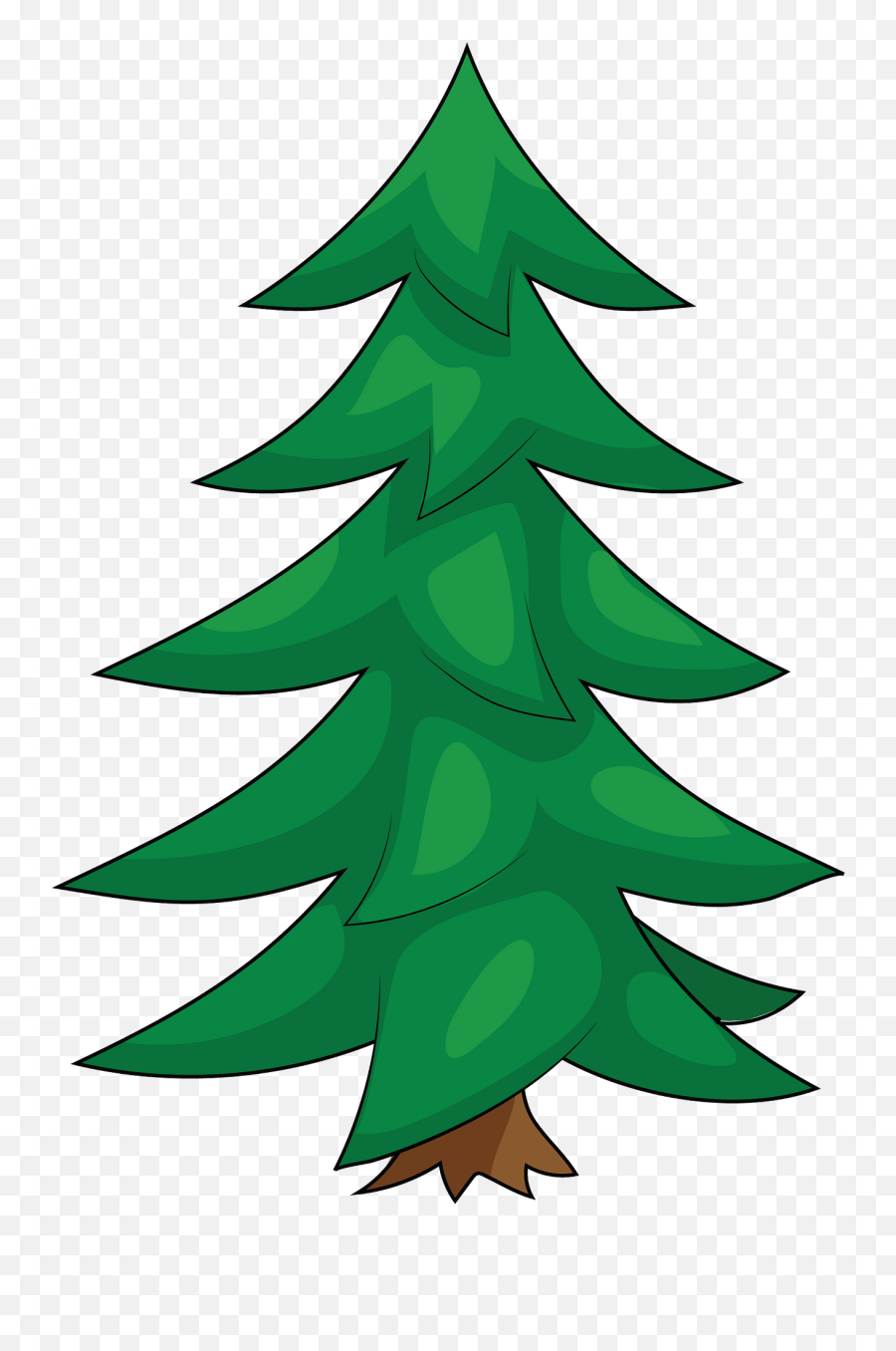 Fir - Tree Clipart Free Download Transparent Png Creazilla Pino Dibujo Emoji,Tree Clipart Png