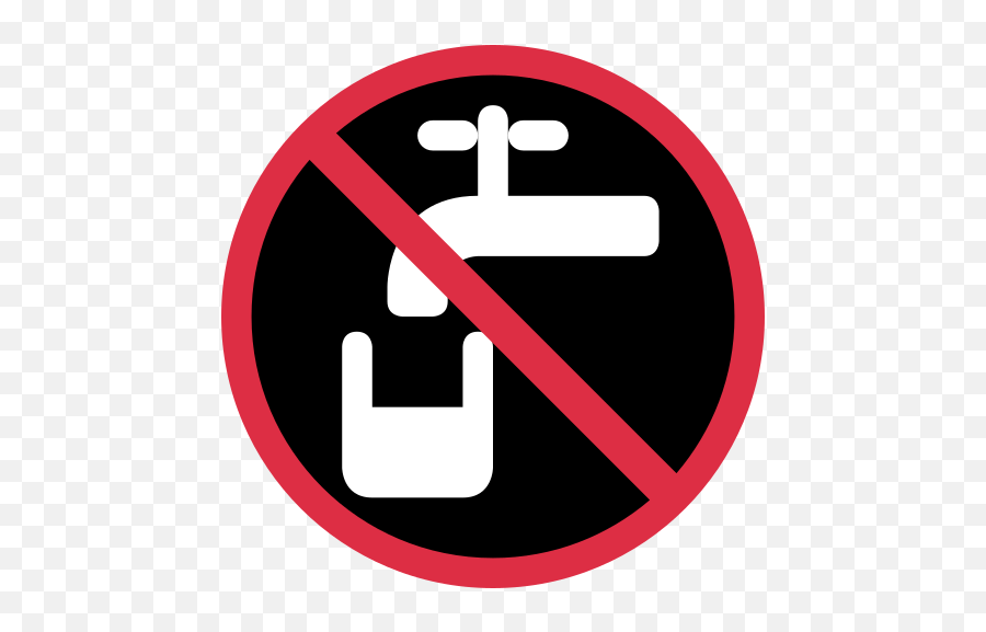 Non - Non Potable Water Emoji,Water Emoji Png