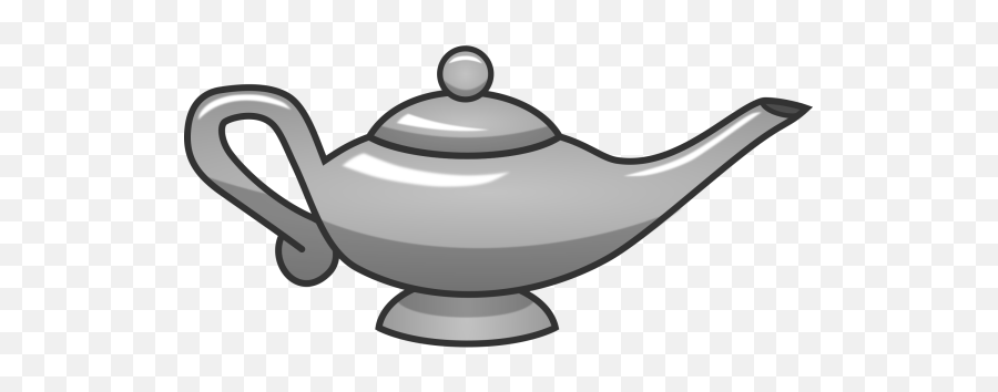 Silver Magic Lamp By Makatoons On Newgrounds Emoji,Genie Lamp Clipart