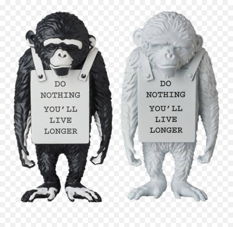 Banksy Monkey Sign Figurine Emoji,Banksy Png