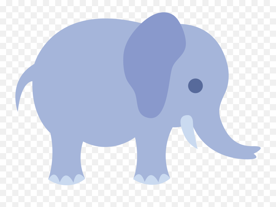 Little Blue Elephant - Indian Elephant 5786x4090 Png Emoji,Indian Elephant Clipart