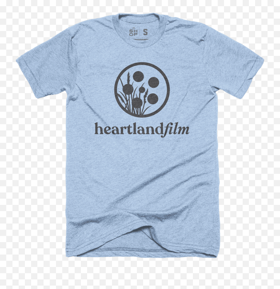 Heartland Film Tee Blue Emoji,Heartland Logo