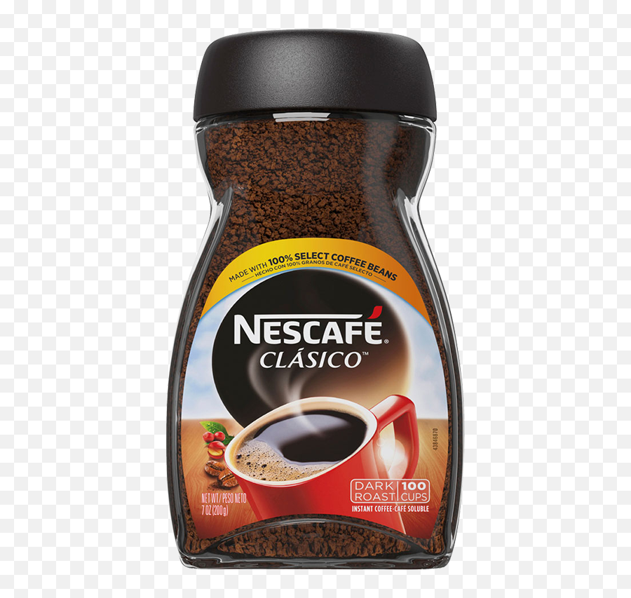 Dark Roast Instant Coffee 7 Oz Jar Nescafé Clásico Emoji,Darkness Png