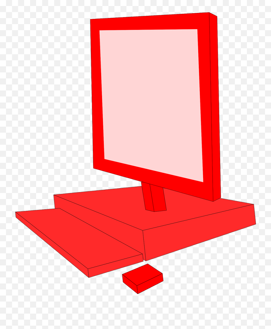 Desktop Computer Red Monitor Png Picpng Emoji,Computer Monitor Clipart