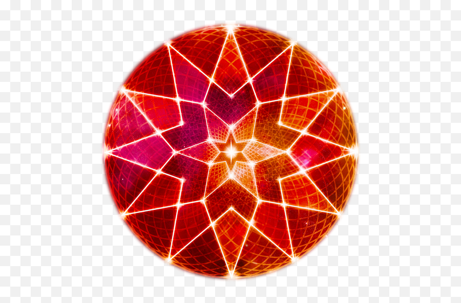 Cosmic Geometric Seed Of Life Crystal Red Lotus Star Mandala Emoji,Seed Of Life Png