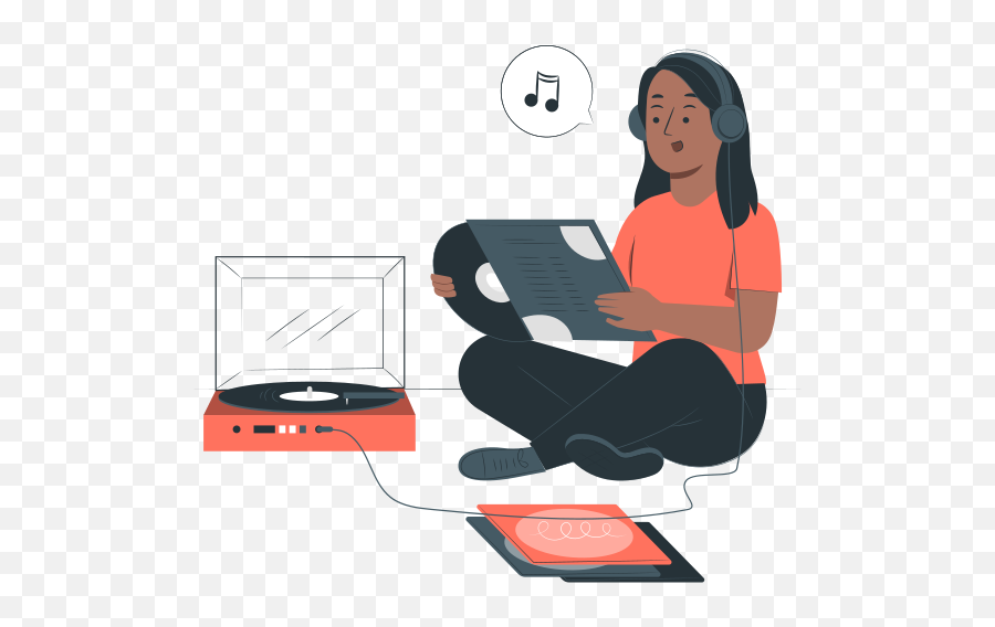 Record Player Customizable Cartoon Illustrations Bro Style Emoji,Kids Laptop Clipart