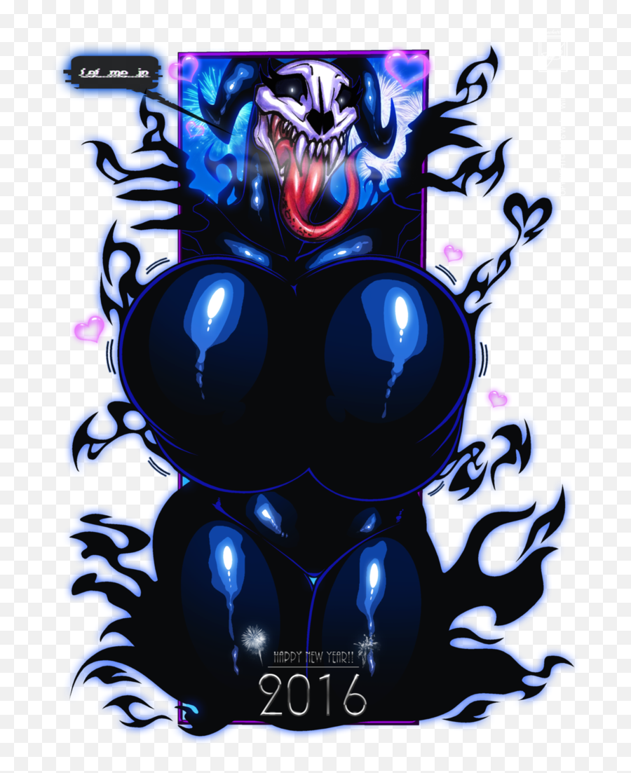 Happy New Year 2016 By Wsache2020 - Undertale Sexy Gaster Emoji,2016 New Year Clipart
