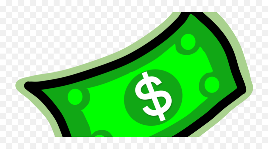 Dollar Bill Png Clipart Transparent Png - Cartoon Dollar Bill Png Emoji,Dollar Bill Clipart