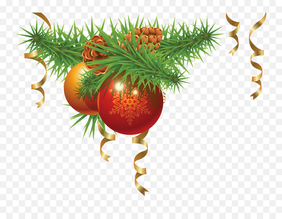 Nature Clipart Christmas Nature - Christmas And New Year Png Emoji,Christmas Background Clipart