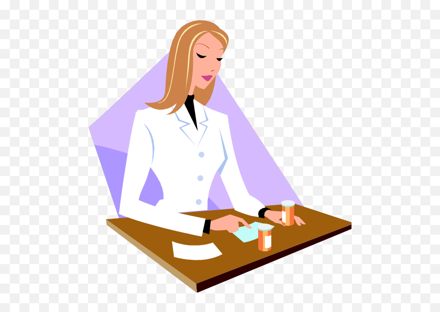 Pharmacy Clipart Patient Counselling Pharmacy Patient - Pharmacist Counseling Png Emoji,Pharmacy Clipart