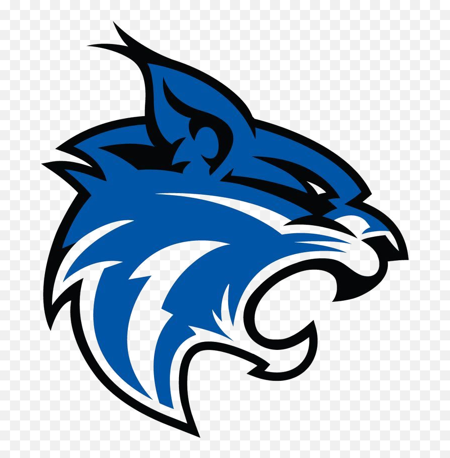 Wildcat School Mascot Graphic - Blue Wildcat Logo Emoji,Wildcat Clipart