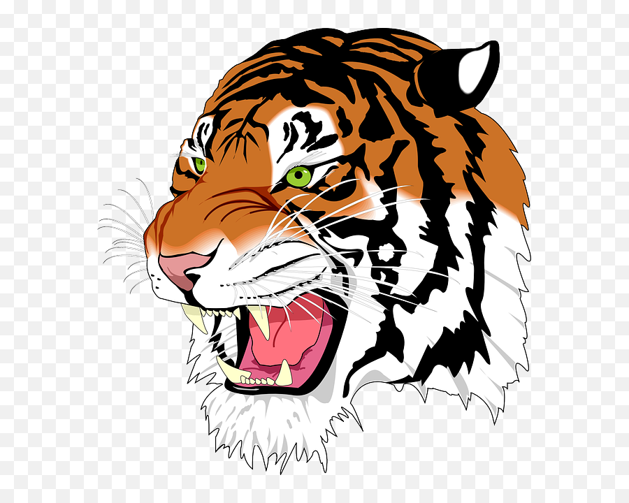 Free Tiger Cliparts Download Free Clip - Tiger Head Clipart Emoji,Tiger Clipart