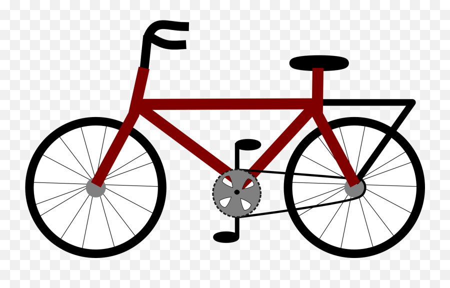 Red Bicycle Clipart Free Image - Unbranded Bike Emoji,Bike Clipart
