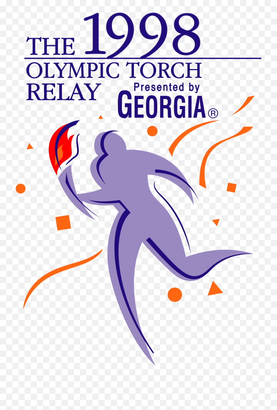1998 Winter Olympics Torch Relay - Roberts Wesleyan College Emoji,Torch Logo